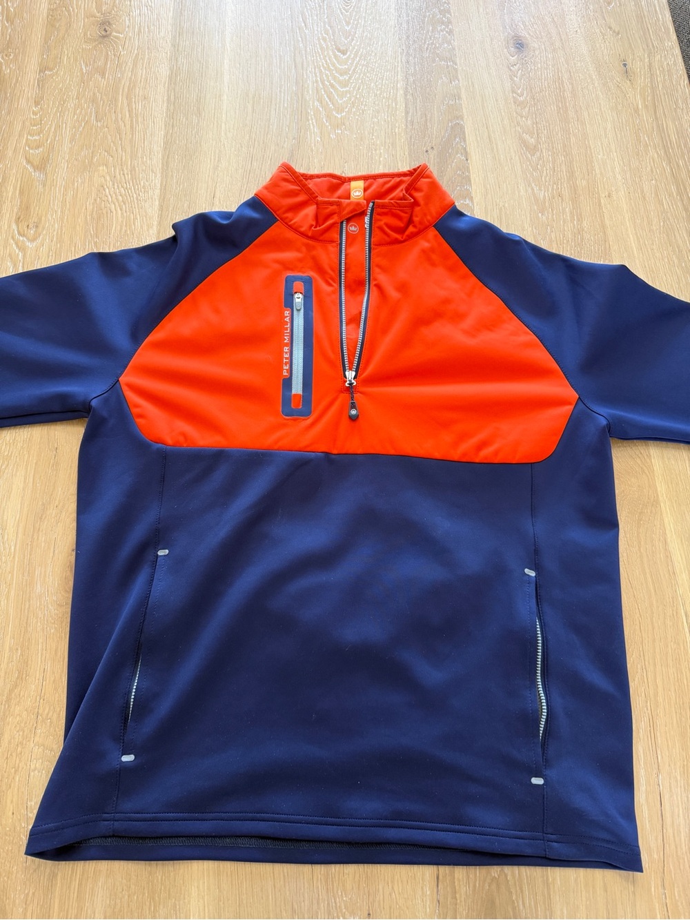 Peter Millar Golf two tone- Quarter-Zip Pullover- Brand new without tag